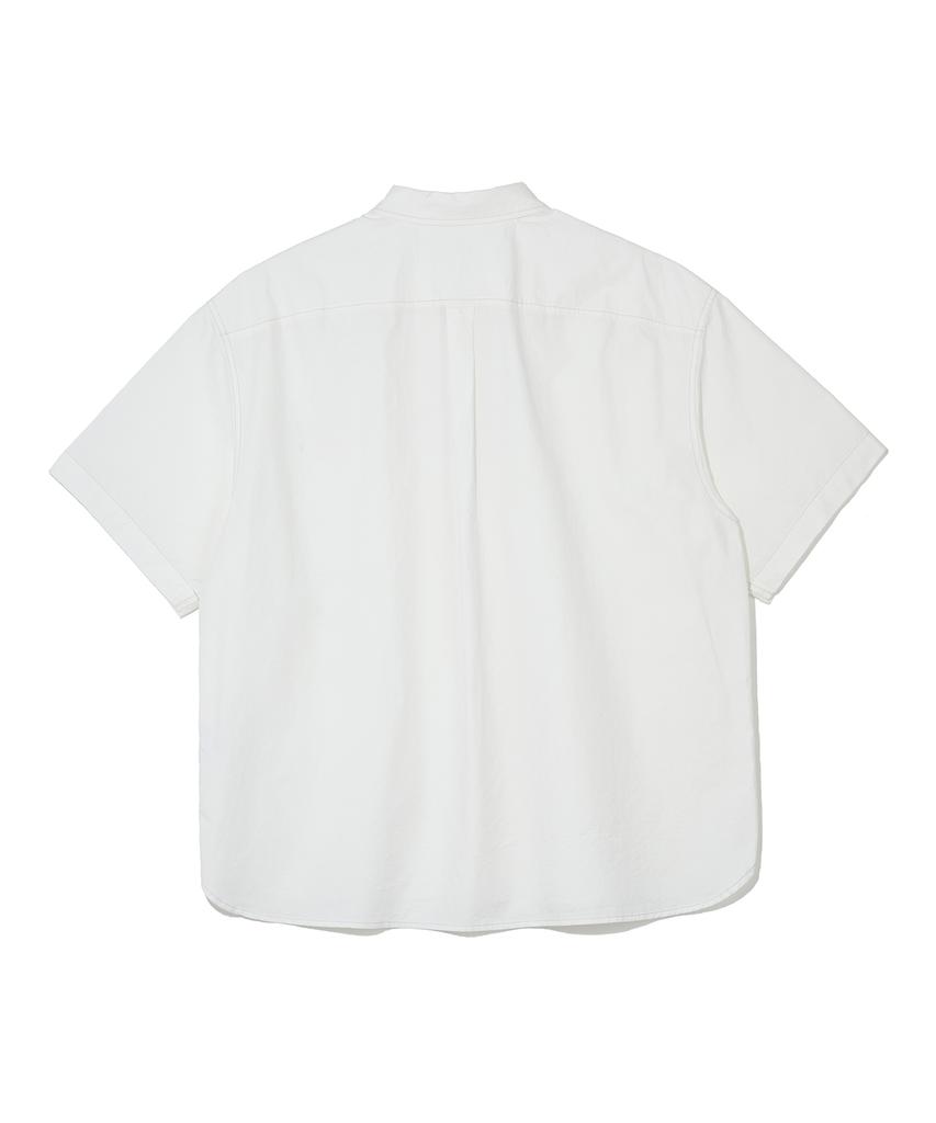 Nontai Ripstop Round Pocket S/S Shirts (White)