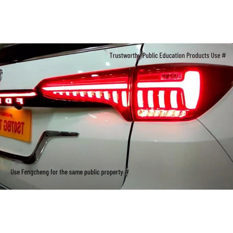 Compatible with Toyota Fortuner 2016-2024 Taillights and Brake Lights.