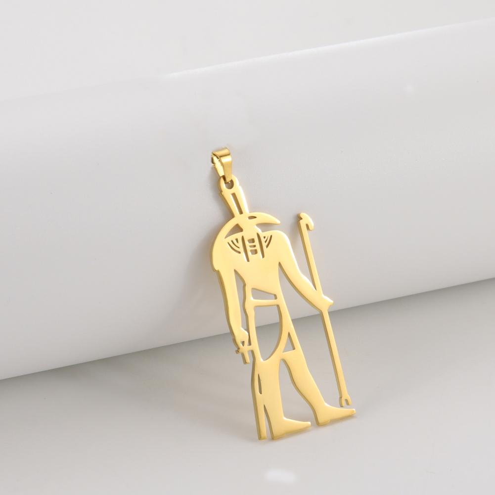 Dawapara Egyptská Astrologie Bůh Hórus Anubis Přívěsek DIY Příslušenství Amulet Odvahy Vůle Šperky z Nerezové Oceli