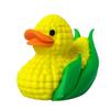 Halloween Desktop Small Ornaments Decoration 3D Printing Yellow Corn Duck Toys Cute Vegetable Duck Model Toys Funny Kids Gifts
