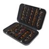 50pcs Fly Fishing Bait Professional High Carbon Steel Hook Fly Fishing Lures Kit with Storage Box