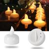 White Floating Candles LED Water Candles Floating Tea Lights 12 Pieces Water Activated Flickering Waterproof Tea Lights Table