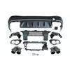 Bright Frame & Black Tailpipe for Mercedes-Benz GLC CLASS X254