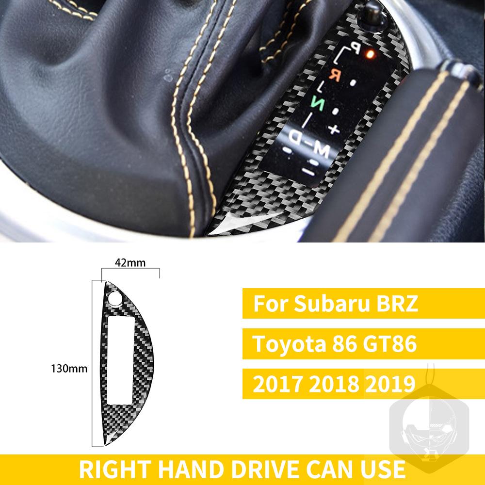 Pro Subaru BRZ Toyota 86 GT86 2017 2018 2019 Carbon Fiber Car příslušenství Držák řadicí páky Obložení klimatizace