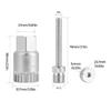 Bicycles 20 Teeth Remover Bottom Bracket Sleeve Tool Antidrop Tool Bikes Bottom Bracket Remover Crank Puller Remover