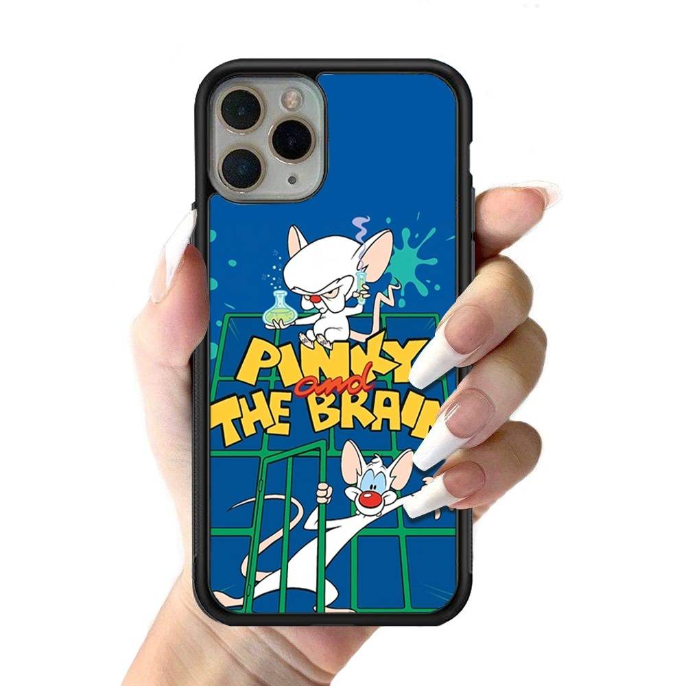 Pinky And The Brain Phone Case Silicone PC+TPU For For iPhone 11 12 13 14 15 16 Plus Pro Max Cover
