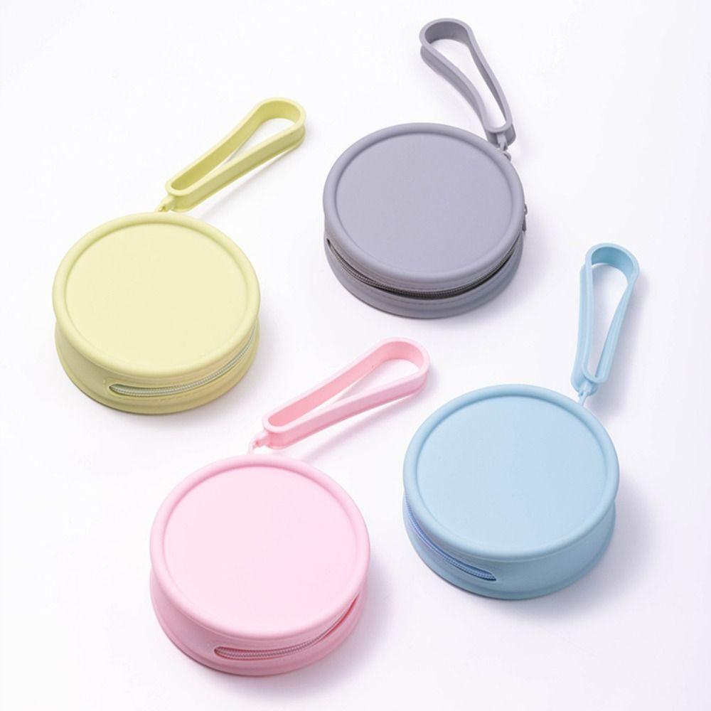 Waterproof Silicone Coin Purse Zipper Make Up Pouch Bag Lipstick Case Silicone Cosmetic Bag  Man