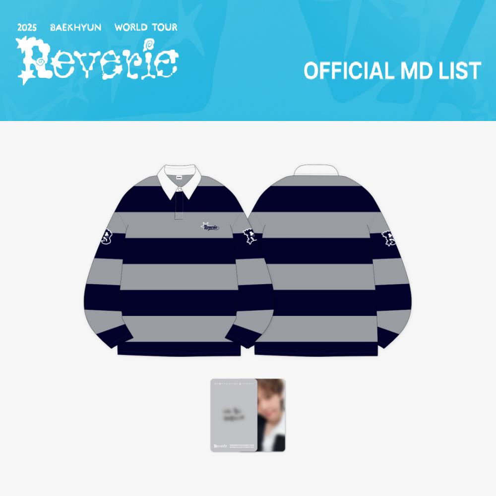 

Предзаказ 2025 BAEKHYUN World Tour Reverie Футболка регби
