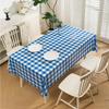 Nordic Checkered Waterproof PEVA Tablecloth - Oil-Proof, Wash-Free, Modern Picnic & Party Mat