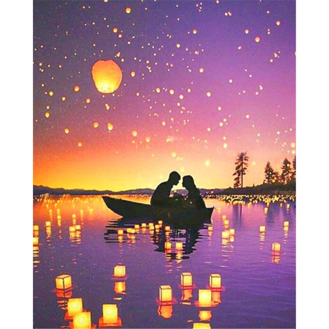 5D DIY Diamond Painting Landscape Full Square/Round Drill Beautiful Scenery Diamond Embroidery Cross Stitch Kits Home Decor Gift