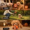Pets Anxiety Relief Toys Squeaky Dog Chew Ball Toy for Halloween, Bite Resistant Plush Toy, Pet Teething Interactive Small Medium Large Breeds