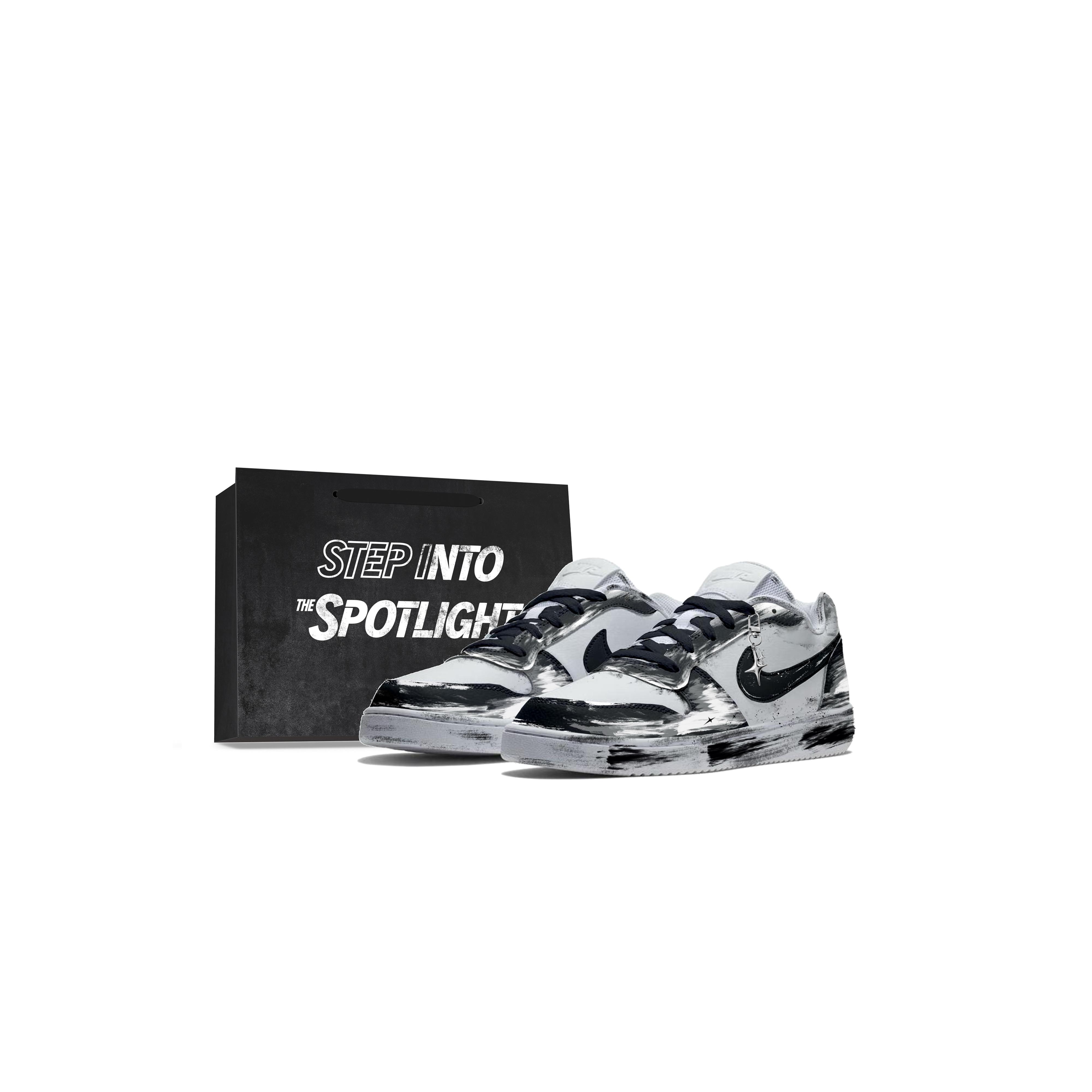 

Nike EBERNON Dark Shadow Killer Low top Skateboard Shoes Men s Black AQ1775-100(Team2304-) 44