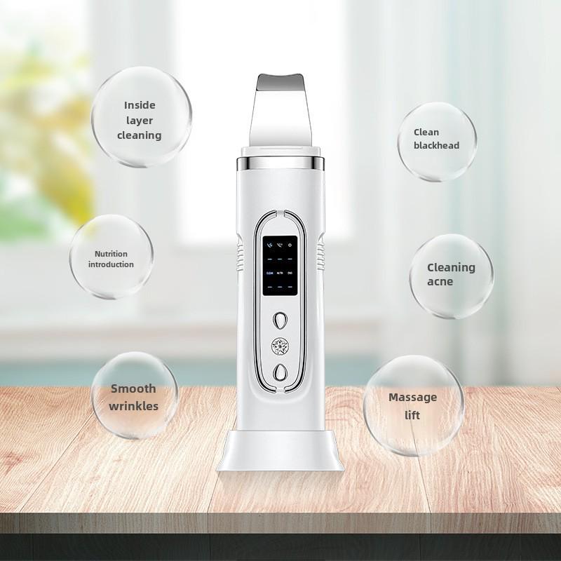 Ultrasonic Skin Scrubber & Blackhead Remover - Pore Cleanser & Acne Device.