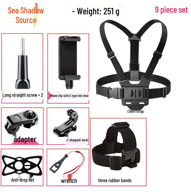 GoPro13 Chest Mount Camera and Phone Holder for Outdoor Activities