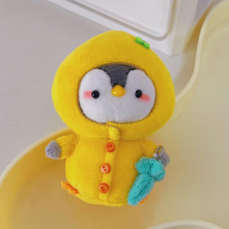 Penguin Plush Doll KeyChain Cartoon Animal Penguin Stuffed Toy Cute Girl Car Key Chain Couple Pendant Children Gifts