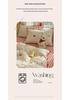Fresh Spring/Autumn Cotton Girlish Bedding: 3-Piece Duvet Cover and Sheet Set, All-Season Comfort
