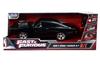 Jada Toys Fast & Furious 1:16 1970 Dodge Charger RT Remote Control Car 2.4 GHz Black, Toys for Kids and Adults, Glossy Black (97584)