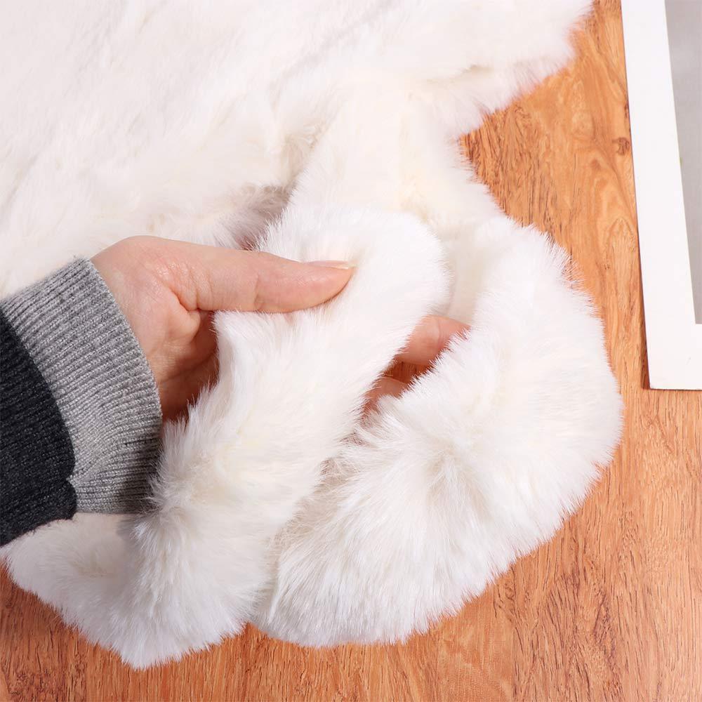 Korean Style Faux Fur Tote Bag Large Capacity Shoulder Handbag Fashion Plush Tote Bag  Women