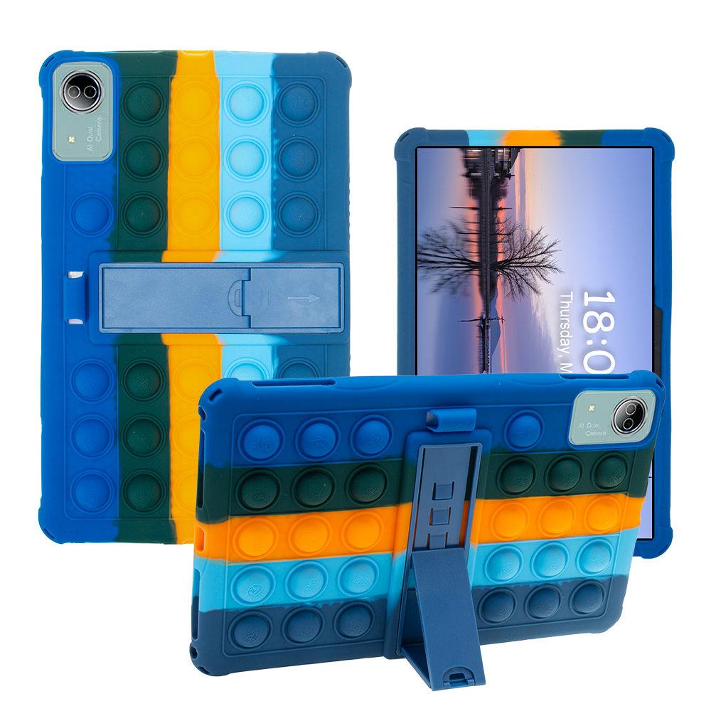 Etui Bubble Soft Stand dla Doogee T20 Ultra / T40 Pro 12 cali Funda Bezpieczne dla dzieci Silikonowe Etui Ochronne na Tablet