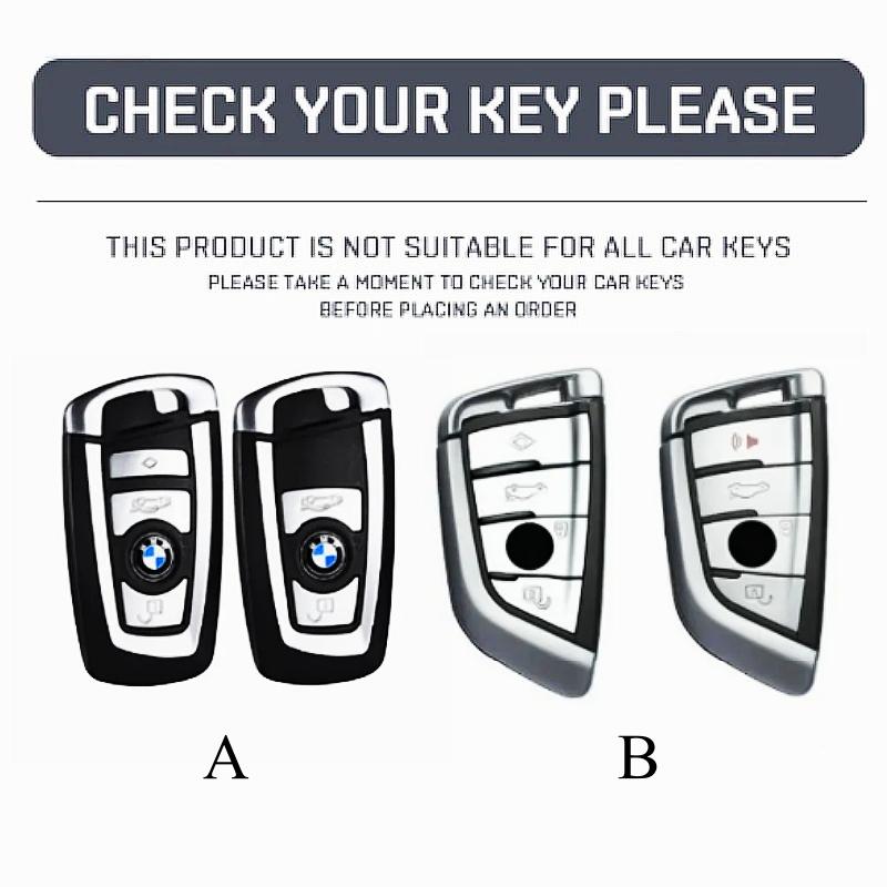 Custodia per chiave telecomando auto per BMW F20 G20 G30 X1 X3 X4 X5 G05 X6 X7 G11 F15 F16 G01 G02 F48 F30 F31 F34 F10 F11 F25 I3 M3 M4 1 3 5 Series
