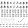 3030 Series Aluminum Profile Connector Set: 20 Corner Brackets, 40 M6x16mm T-Slot Nuts, 40 M6 Flat Washers, 40 M6x12mm Hex Socket Cap Screws, and 1 He