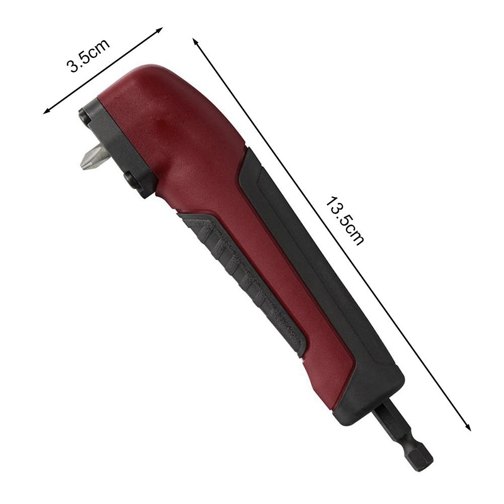 Hex Drill Bit Socket Holder Adaptor Right Angle Extension Drills Shank 1/4 Inch Hex Drill Bit Magnetic Socket Holder
