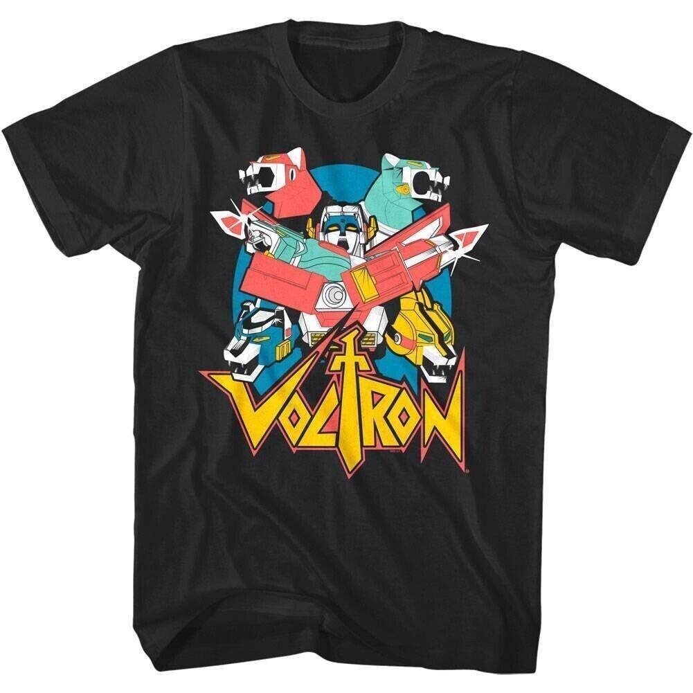 Voltron Retron 5 Lions Robot Men T Shirt XL