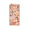 Hot Selling 3D Relief Crystal Japanese Food Stickers Sushi Ramen Decals for Toddler Reward Scrapbooking Phone Case Gift