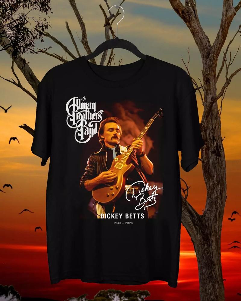 

Dickey Betts 1943 2024 T-shirt Black Gift For Fan S to 345XL - Free Shipping XL