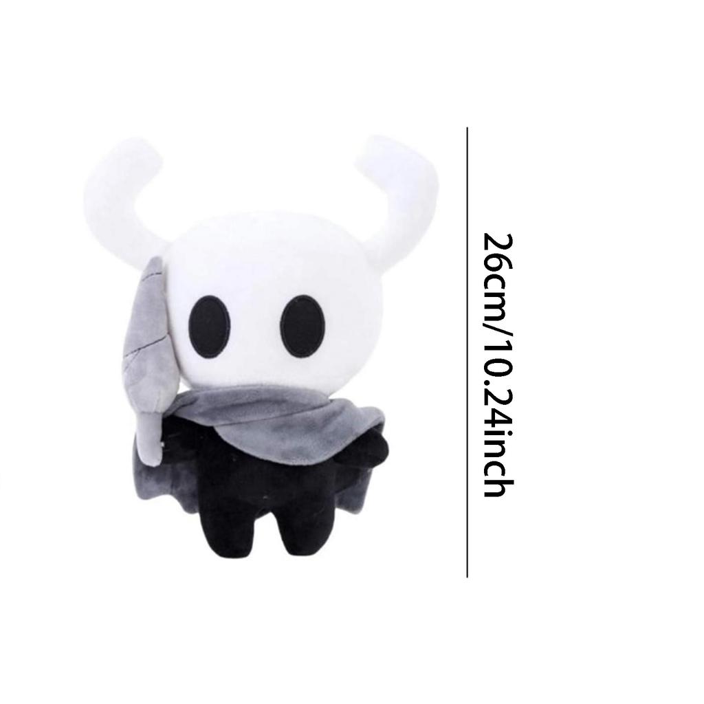 2PCS Kawaii Sherma Plush Toy Cute Hollow Knight Plush Toy Game Merchandise Bedroom Safo Decor Birthday Christmas Gift for kids