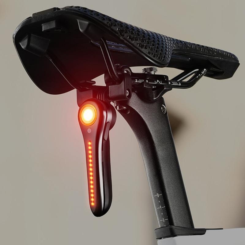 Luce Posteriore LED per Ciclismo Bicicletta Luce Posteriore Bicicletta Torcia Sicura Luci Posteriori Bicicletta Luce Posteriore Bicicletta con Sensore di Frenata