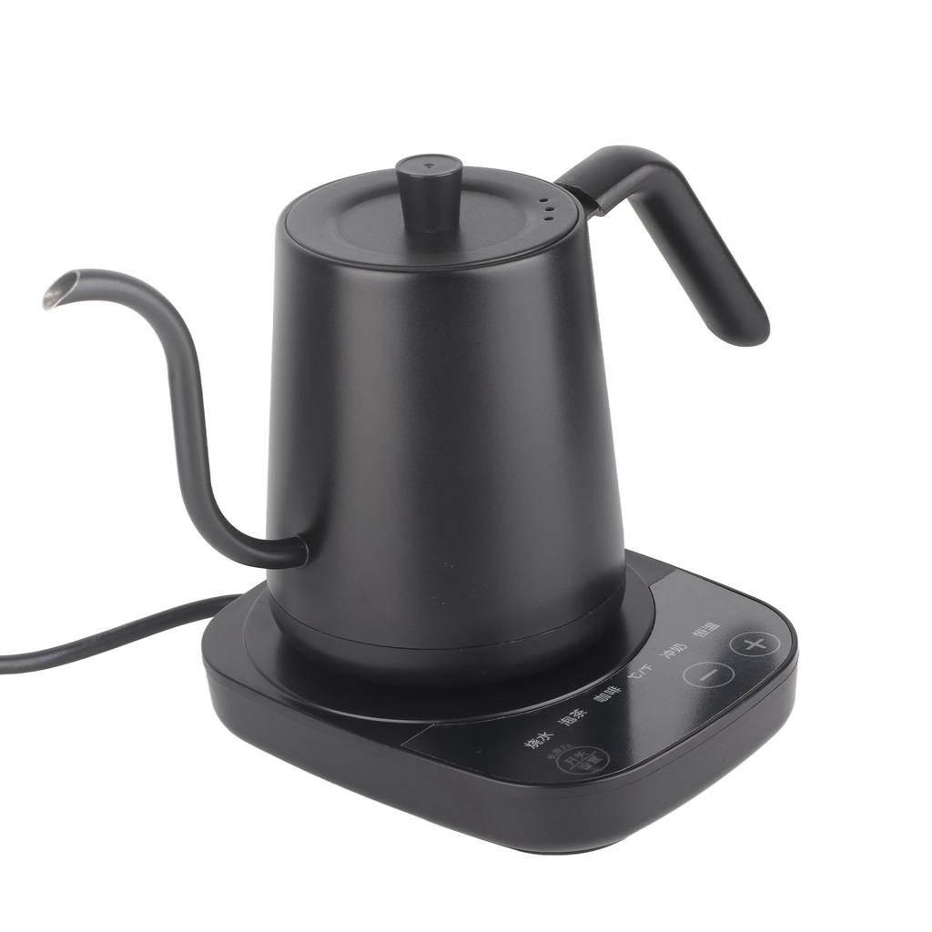 Gooseneck Electric Kettle Stainless Steel Pour Over Tea Coffee Kettle Automatic Temperature Control