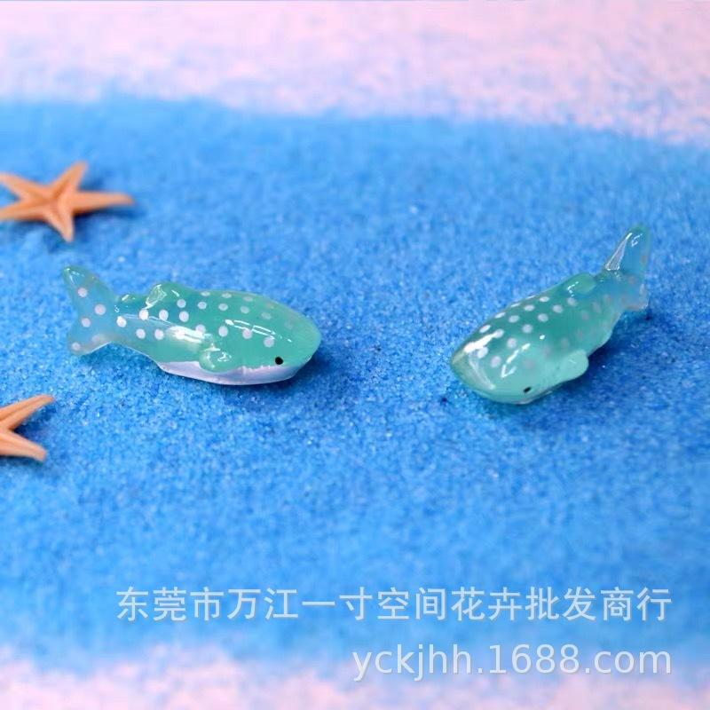 Spotted Shark Mediterranean Resin Figurine - Creative Decorative Micro Landscape Piece