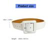 Ceinture large tendance pour femme Ceinture réglable pour robes Pantalons Ceinture de taille Écharpe décorative Couleur unie pour dame Filles