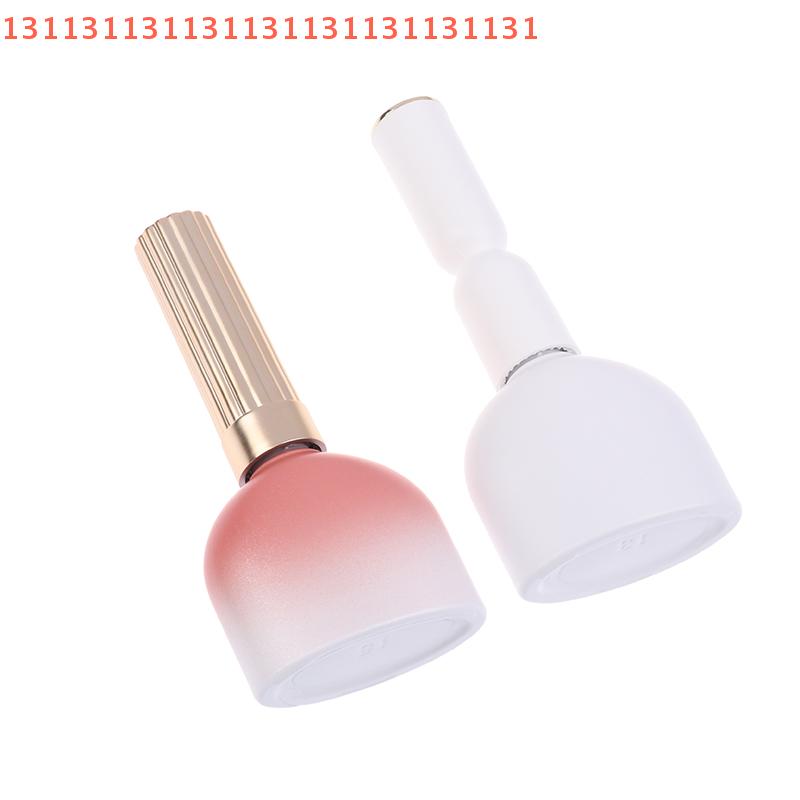 Empty Gel Packaging Refillable Cosmetic Pot Manicure Oil Dispenser 15ml Mini Glass Nail Polish Bottle with Brushes