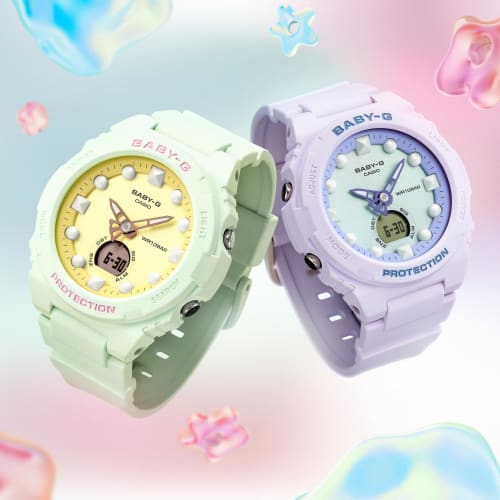 Casio Watch Babygie BGA-320FH-3AJF Women's Green