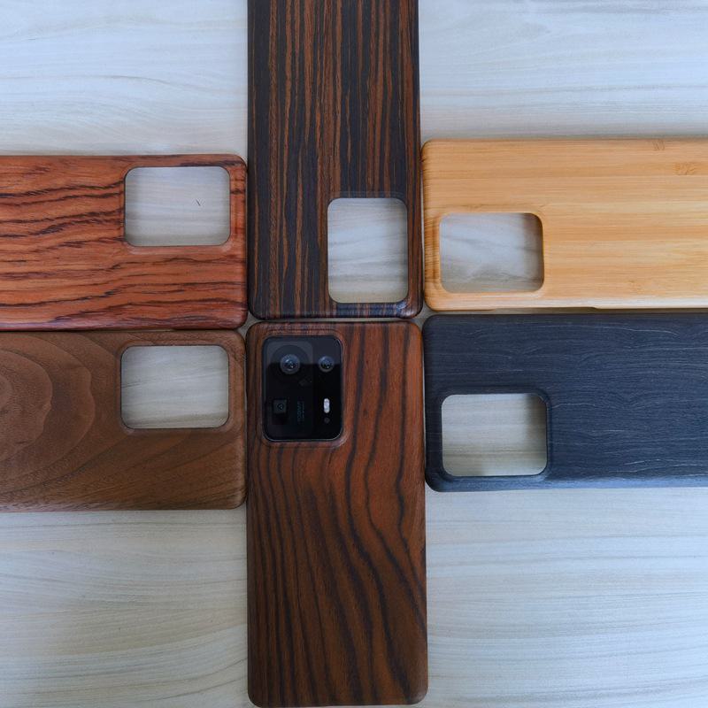 Xiaomi Mix4/Mix2S Aramid Fiber Bamboo Wood Protective Case: Thin, Anti-fall Mobile Phone Cover