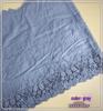 36cm Wide Embroidered Cotton Lace Trim for Lolita-Style Clothing & Curtain Decoration