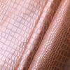 50 X 138cm Glossy Embossed Crocodile Texture Faux Leather Roll Synthetic Leather Crafts Fabric for Upholstery DIY Craft