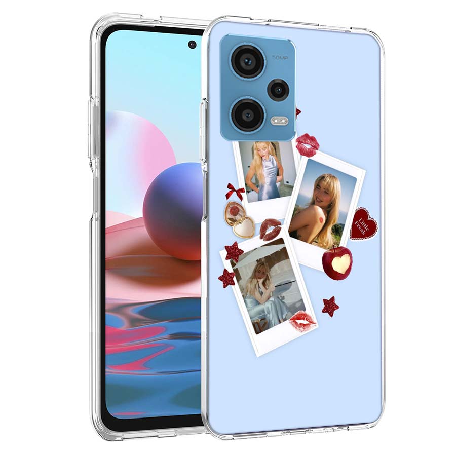 Singer S-Sabrina C-Carpenter Phone Case For Redmi Note 13 12 14 15 Pro Plus 13R 11 11T 11E 11S 10 Pro 10S 9 9S Cover Cell Clear
