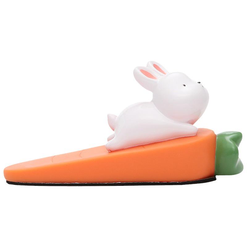 Cartoon Animal PVC Door Stopper - Creative, Anti-collision, Child Safety Door Holder for Living Room