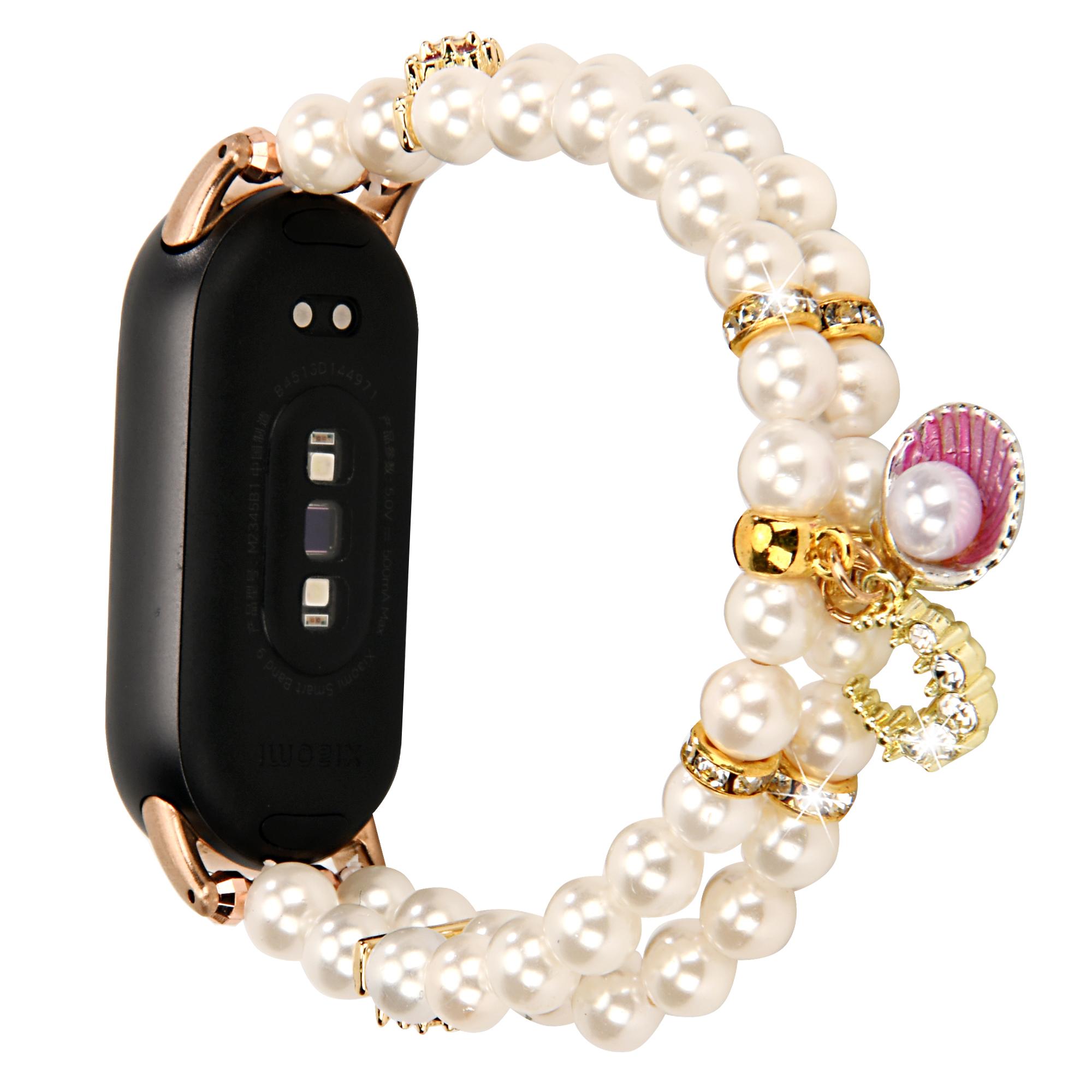 

For Xiaomi Smart Band 9/8 Watch Strap Beaded Bracelet Wrist Band E