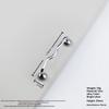 Wavy Rust Resistant Cabinet Door Handles Zinc Alloy Sleek Pulls for Bedroom Wardrobe Cupboard Home Upgrade