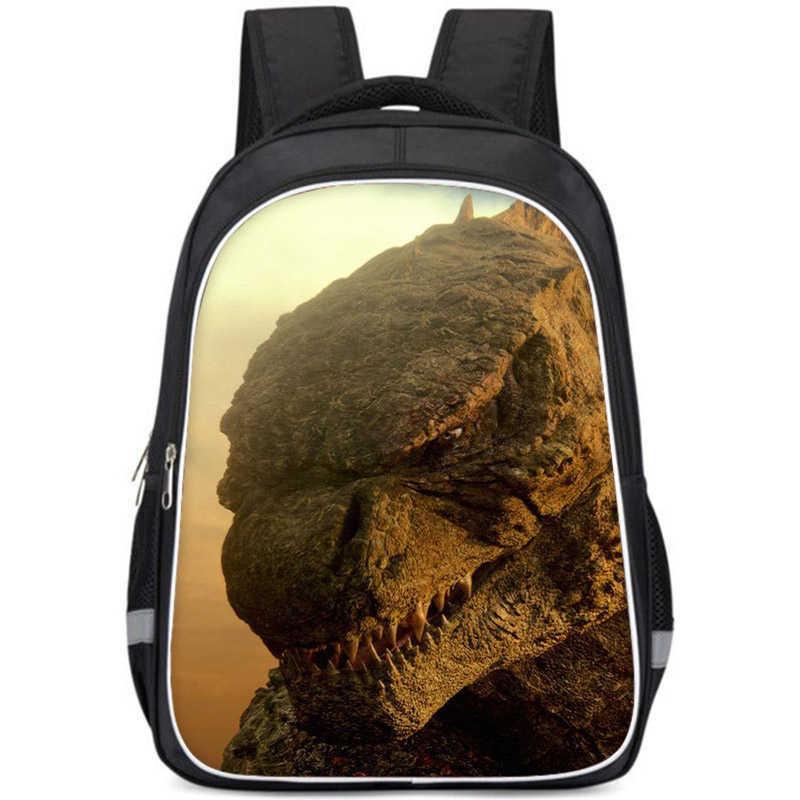 Large Capacity Lightweight 3d Godzilla Backpack For Kids Perfect For School