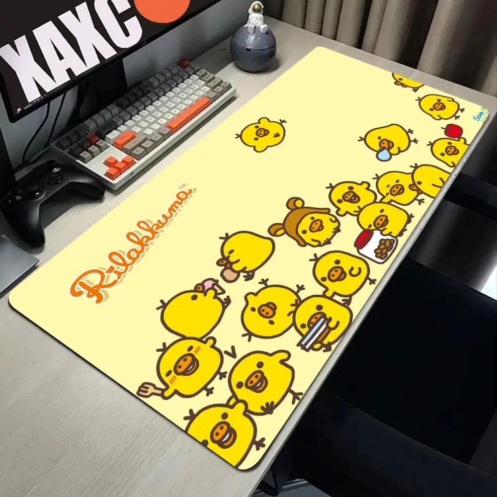 Large Mouse Pad Xxl Rilakkumaes Mousepad Gamer Office Accessories Pc Cabinet Games Desk Mat Computer Desks Keyboard Gaming Mats