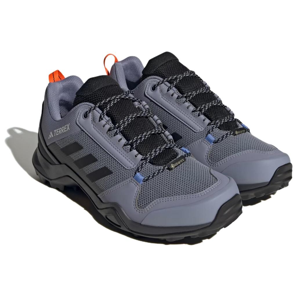 Adidas Terrex AX3 GORE-TEX Silver Violet Black Men Sneakers Grey Core-Black Blue-Fusion HP8597