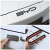 Per BYD SEAl DOLPHIN Accessori Auto Paraurti Anteriore Emblema Badge Decalcomania Nero Carbonio Adesivo di Modifica