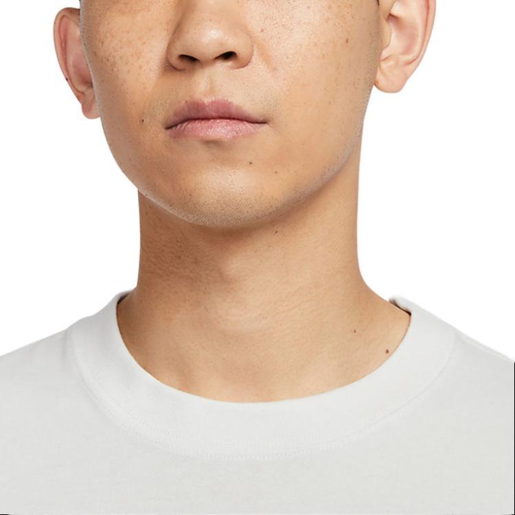 Nike T Shirts Men's White Crew Neck Moderate FV3487-121