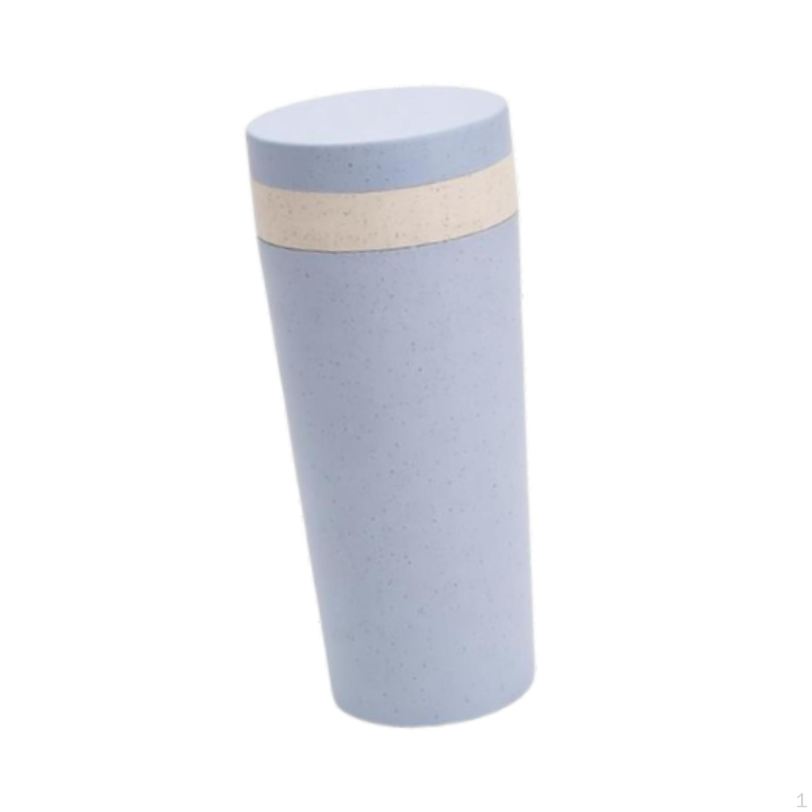 Straw Water Bottle Portable Leakproof 300ml Compact Stylish Reusable Coffee and Cup Travel