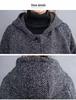 Plus Size Women's Winter Korean Style Cocoon Coat – Hooded, Mid-Length, Fleece-Lined, Thickened Outerwear